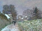 Клод Моне Снег в Аржантёе 1874г